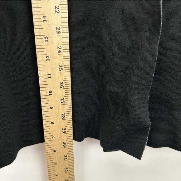 LILLA P Womens Medium Easy Sweater Jacket Cardigan Bottom Rayon Modal Blend $230 - Picture 5 of 11